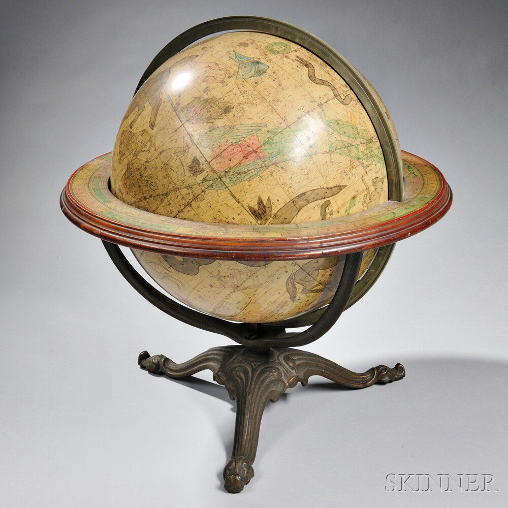 Appraisal: Gilman Joslin -inch Celestial Globe late th century twelve engraved