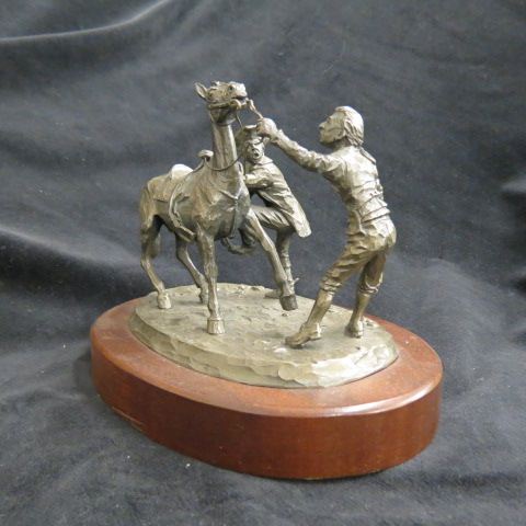 Appraisal: Chilmark Pewter Figurine Call to Freedom Paul Revere getting on