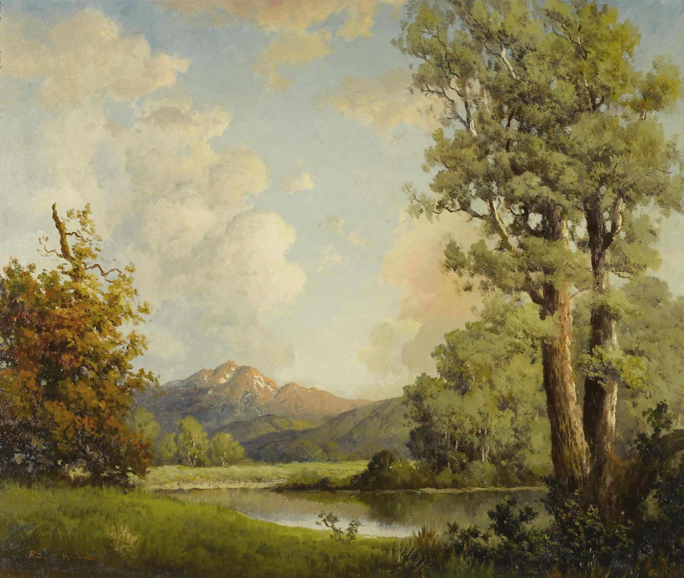 Appraisal: Robert Wood American British - Late afternoon signed 'Robert Wood'