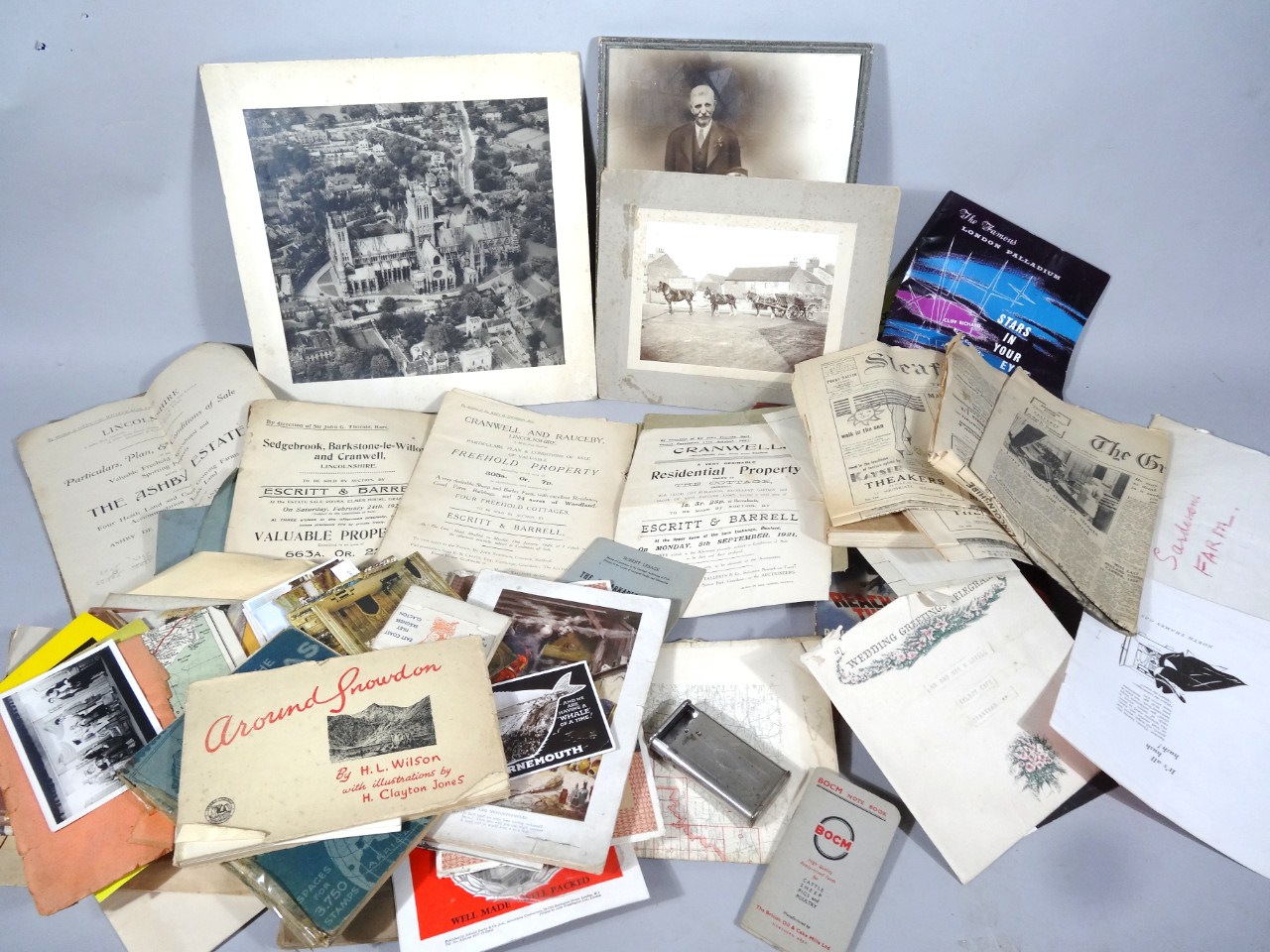 Appraisal: Various bygones books ephemera etc to include The Original Site