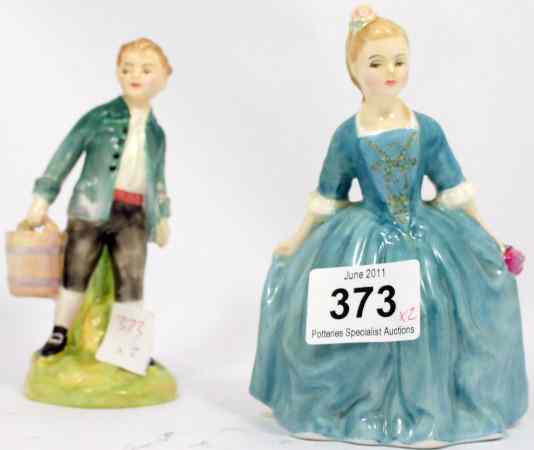 Appraisal: Royal Doulton Figures Jack HN and A Child from Williamsburg