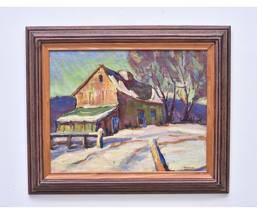 Appraisal: Charles W Coffman Oil on Board Charles W Coffman -