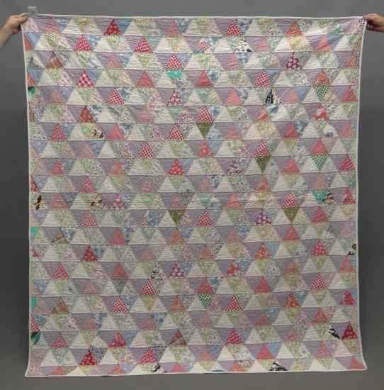 Appraisal: C 's diamonds quilt '' x ''