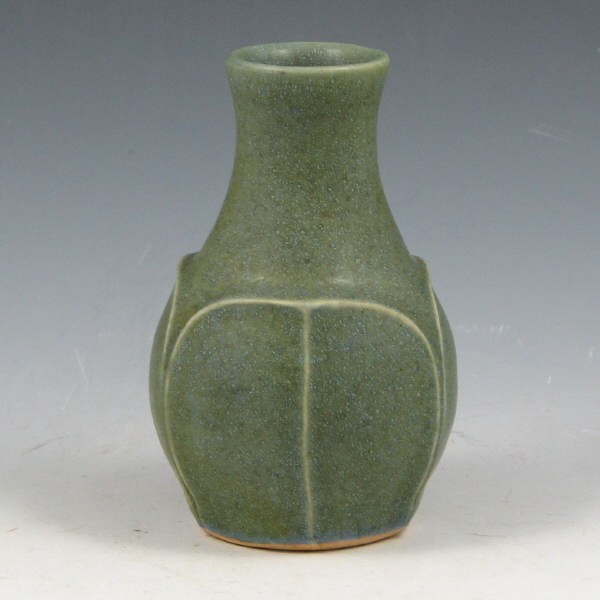 Appraisal: Jemerick matte green Arts Crafts cabinet vase in the style