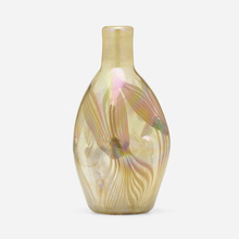 Appraisal: Tiffany Studios attribution EARLY VASE USA c hand-blown Favrile glass