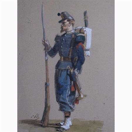 Appraisal: Isidore Alexandre Augustin Pils French - French Soldier Estimate -