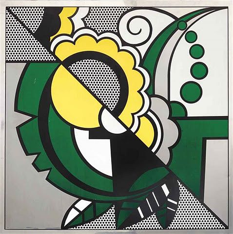 Appraisal: Roy Lichtenstein Still Life aluminum panel Roy Lichtenstein Still Life