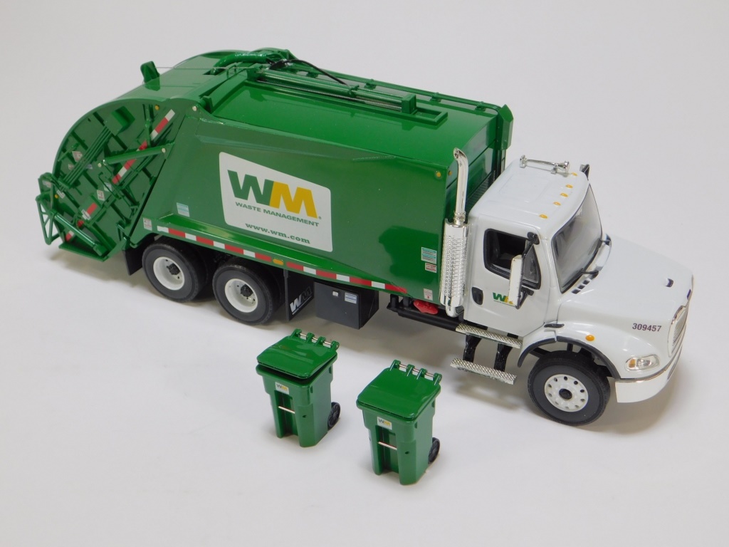 Appraisal: FIRST GEAR WASTE MANAGEMENT DIECAST TRUCK Rear-End Loader