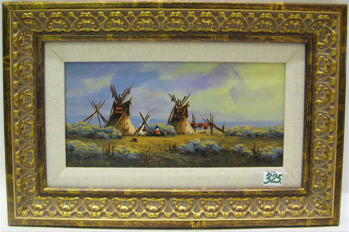 Appraisal: HEINIE HARTWIG OIL ON MASONITE California born titled After the