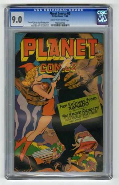 Appraisal: Planet Comics CGC Fiction House Click for full description