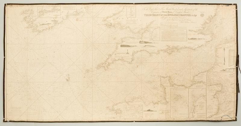 Appraisal: Nautical Map English Channel R H Laurie Nautical Map of