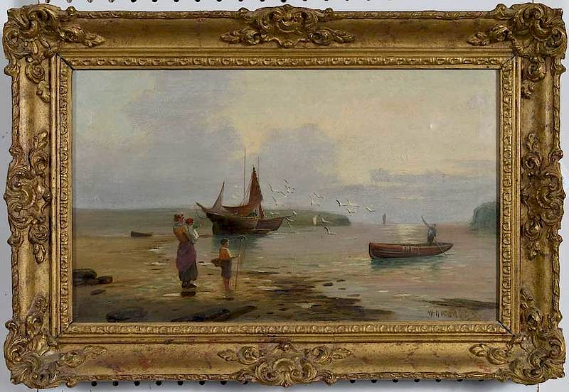 Appraisal: Francis E Jamieson British - Seascape signed W Richards a