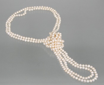 Appraisal: Another Inch Strand of Freshwater Cultured Pearls A wonderful inch