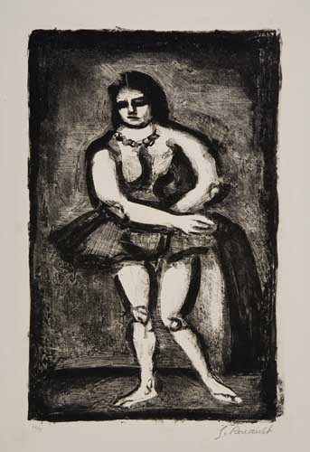 Appraisal: GEORGES ROUAULT L'Ecuy re Lithograph x mm x inches full