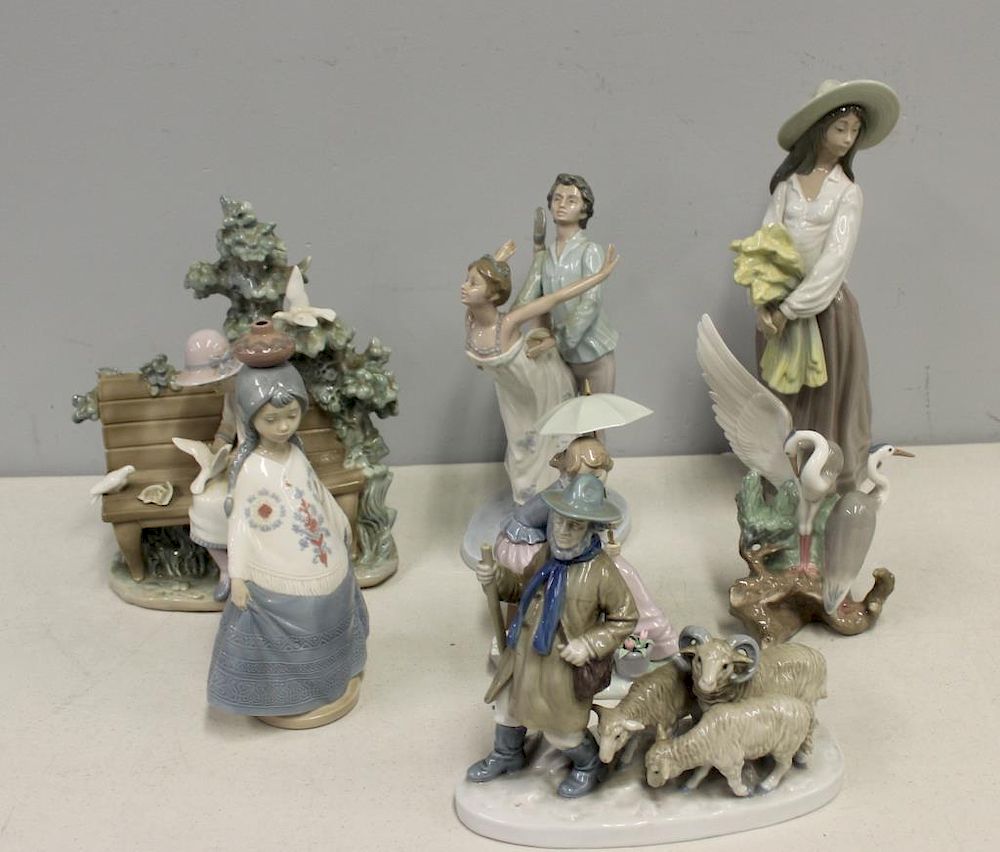 Appraisal: DAO by LLadro Grouping of Figures From a New City