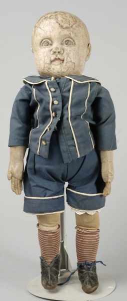 Appraisal: Cloth Philadelphia Baby Doll Description Oil painted complexion over stockinette