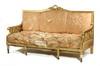 Appraisal: SOFA - Louis XVI style settee in carved and gilt