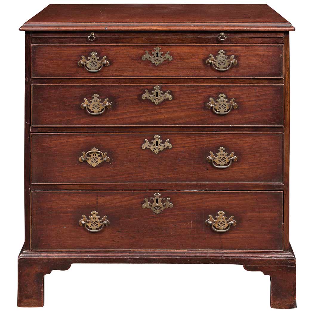 Appraisal: George III Mahogany Bachelor's Chest Third quarter of the th