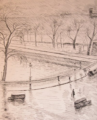 Appraisal: La Seine Artist Marquet Albert French - Paris on a