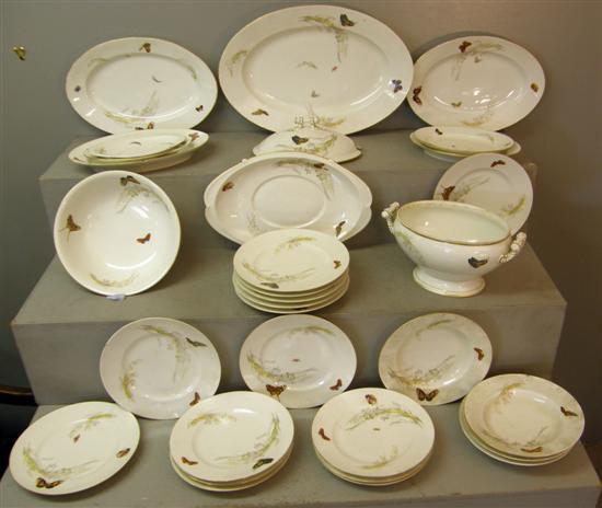 Appraisal: Limoges Haviland and Co porcelain part dinner service comprising soup