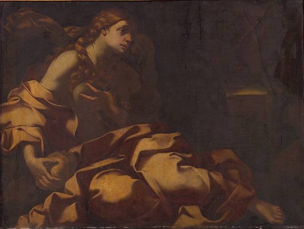 Appraisal: Circle of Carlo Cignani Italian - Mary Magdalene in prayer