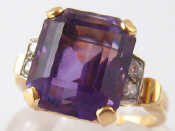 Appraisal: Tiffany Co A yellow metal tests carat gold amethyst and