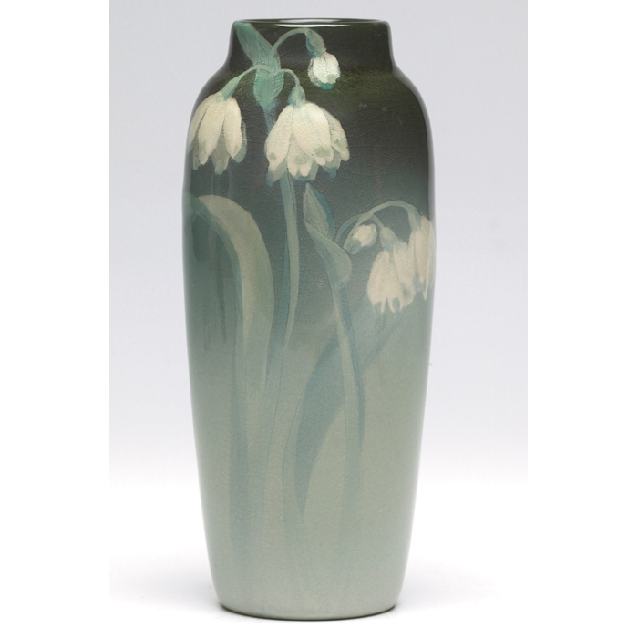 Appraisal: Rookwood vase tapered shape in an Iris glaze with a