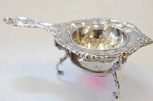 Appraisal: SILVER STRAINER