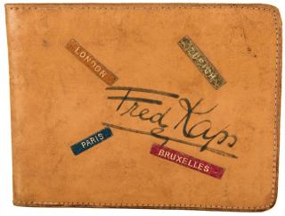 Appraisal: Kaps Fred Abraham Pieter Bongers Fred Kaps' Billfold Handsome leather