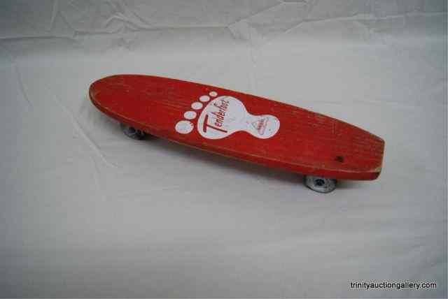 Appraisal: Vintage Tenderfoot Wooden SkateboardThis is for a 's era wooden