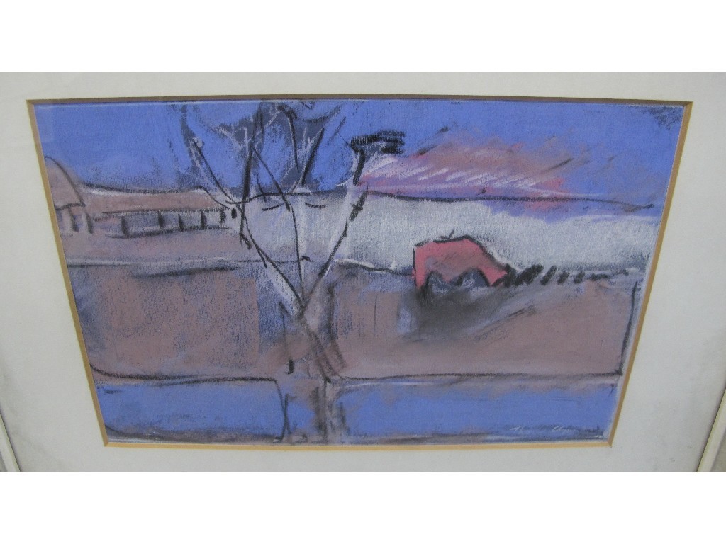 Appraisal: THORA CLYNE Pastel 'Cow Grazing' signed recto and labelled verso