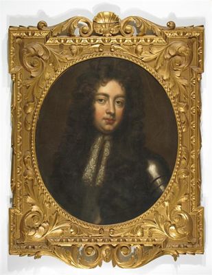 Appraisal: Circle of William Wissing Portrait of a Gentleman possibly The