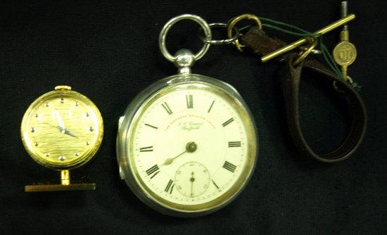 Appraisal: A silver cased pocket watch the 'Express' English lever together