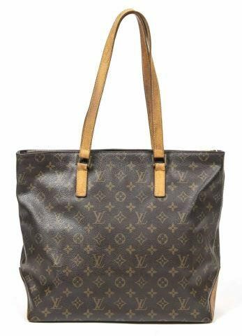 Appraisal: Louis Vuitton Cabas Mezzo tote bag in monogram coated canvas