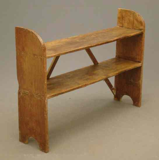 Appraisal: th c tier bucket bench '' W '' Ht