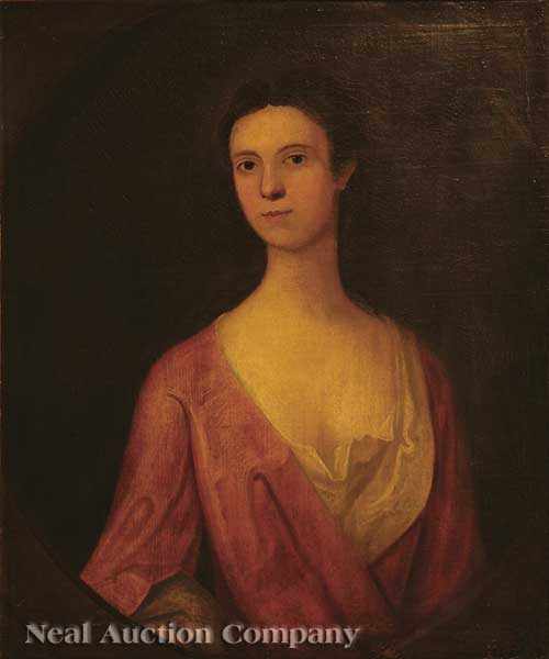 Appraisal: English School late th c Portrait of Janet Clark-Rae oil