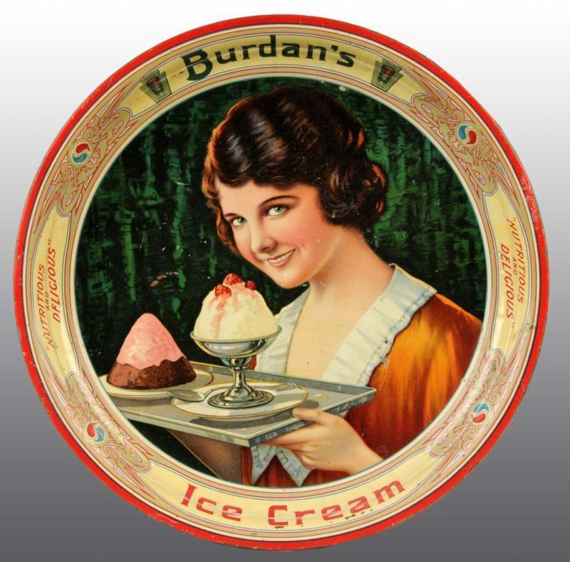 Appraisal: Burden's Ice Cream Serving Tray Description Manufactured by K S