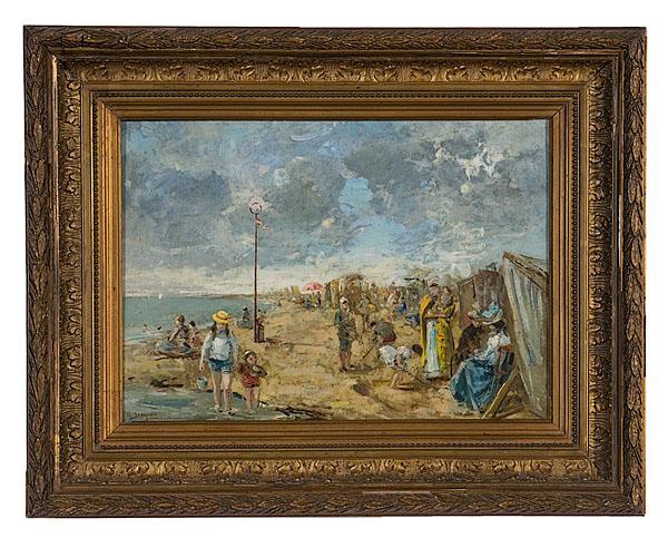 Appraisal: SCHEVENINGEN BEACH HOLLAND BY J L STEWART early th century