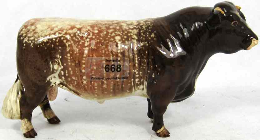 Appraisal: Beswick Dairy Shorthorn Bull rear leg restuck