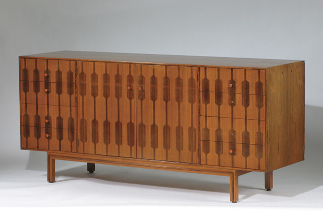 Appraisal: ROMWEBER ROSEWOOD BUFFET Romweber Furniture Co Batesville Indiana model 's