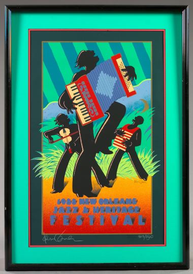 Appraisal: A New Orleans Jazz and Heritage Festival Poster by Kevin