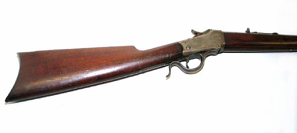 Appraisal: A Winchester Model Low Wall single shot rifle Serial no