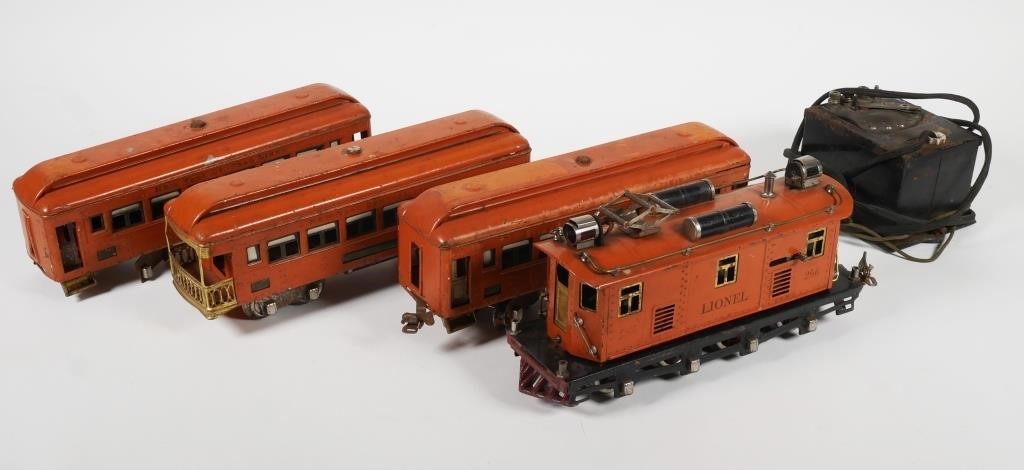 Appraisal: Circa Lionel Prewar O Gauge No Passenger Set w Lionel