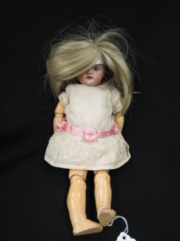 Appraisal: German Bisque Head Doll open mouth with teeth open and