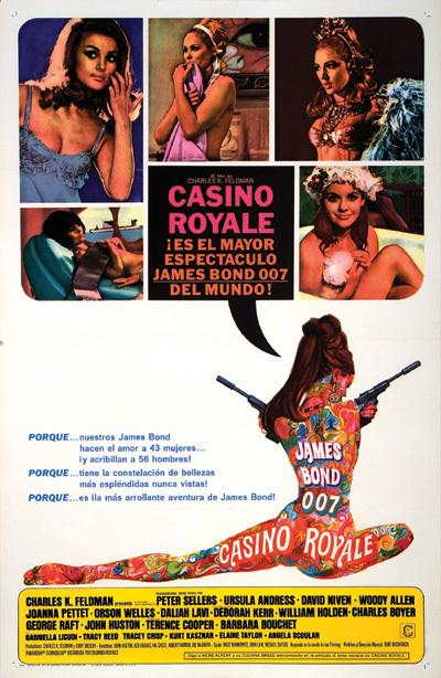 Appraisal: ANONYMOUS CASINO ROYALE offset lithograph in colours condition A- original