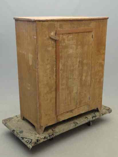 Appraisal: Primitive single door cupboard '' W '' D '' Ht