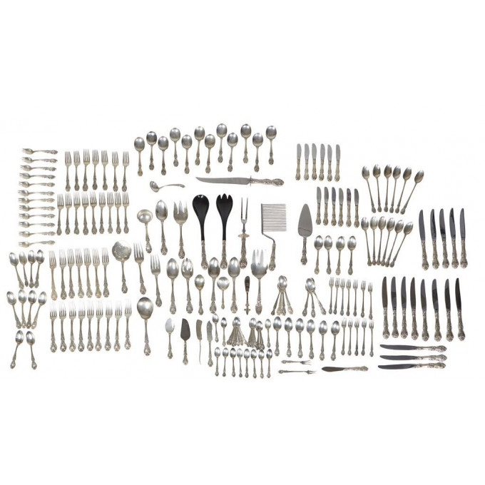 Appraisal: One Hundred Eighty-Six Piece Set of Sterling Flatware by Gorham