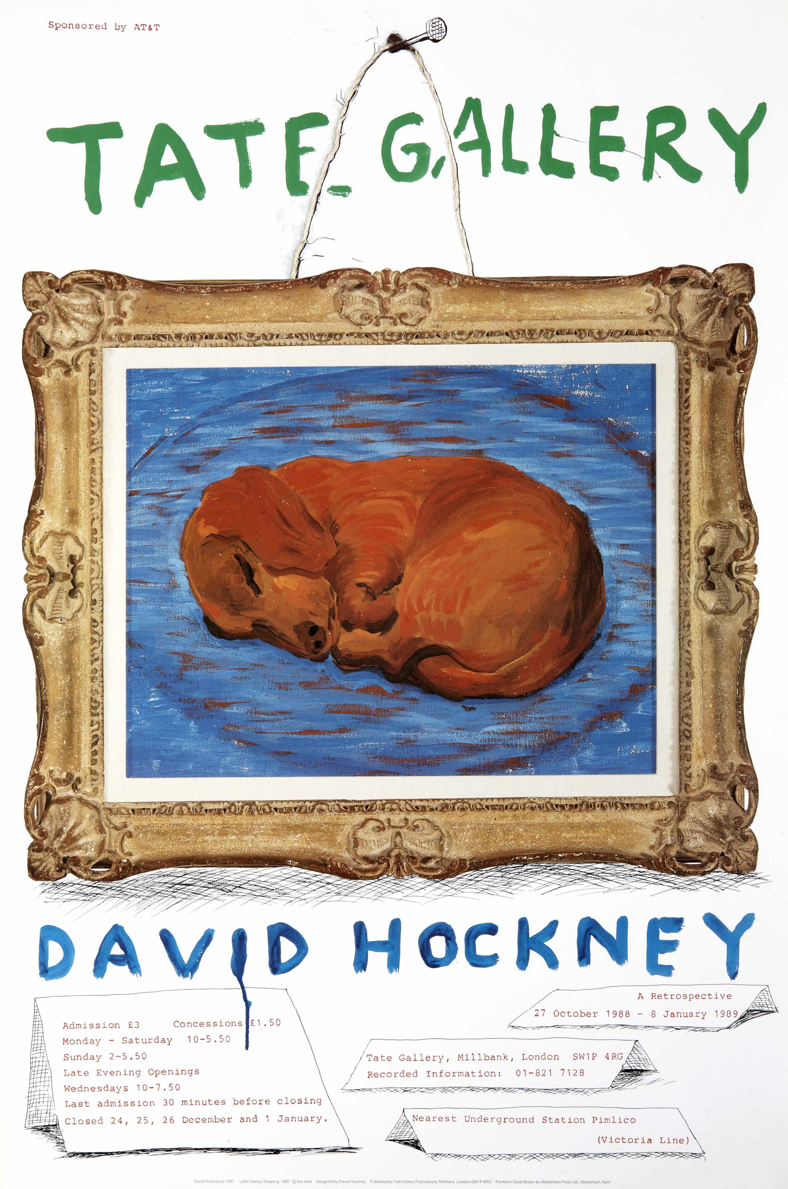 Appraisal: David Hockney British born David Hockney A Retrospective David Hockney