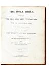 Appraisal: BIBLE IN ENGLISH The Holy Bible containing the Old and