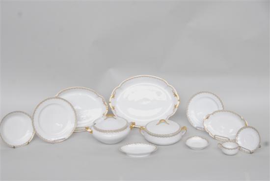 Appraisal: LIMOGE DINNER SERVICE